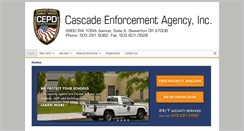 Desktop Screenshot of cascadeenforcement.com